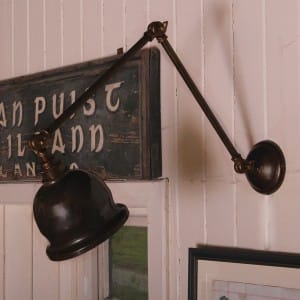 Angled Wall Light Industrial theme.