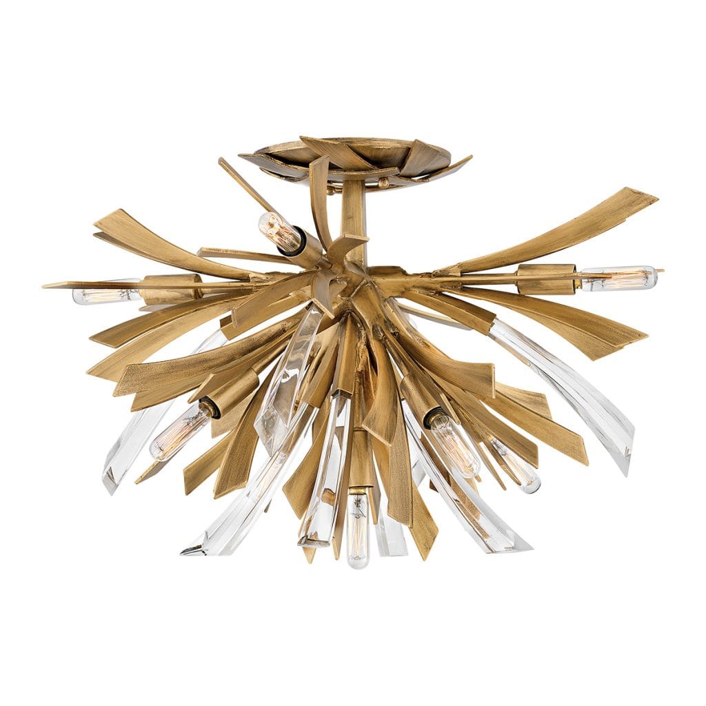 Vida semi flush light
