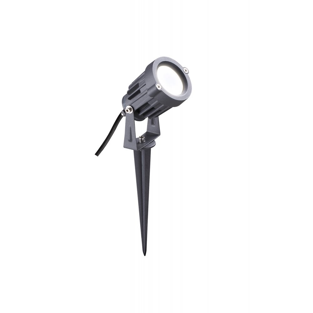 Ground spike outdoor light