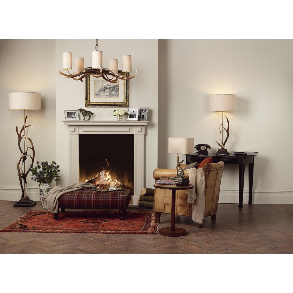 Antler stag table lamp 