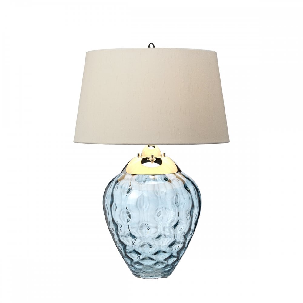 Samara table lamp in blue 