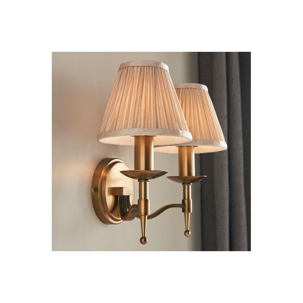 Dining room double wall light