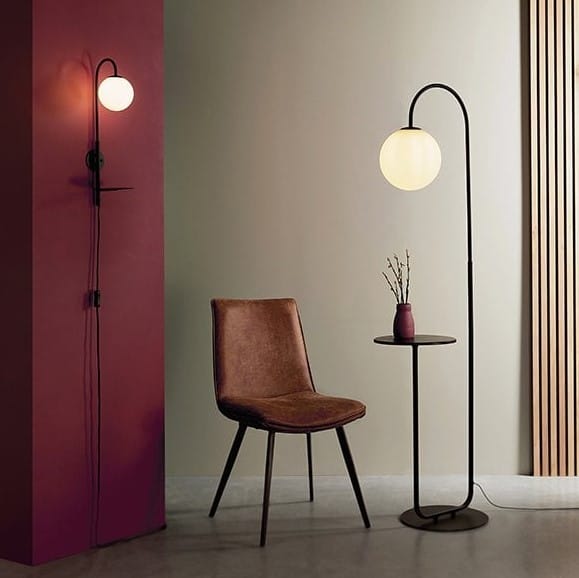 Single plug in wall light