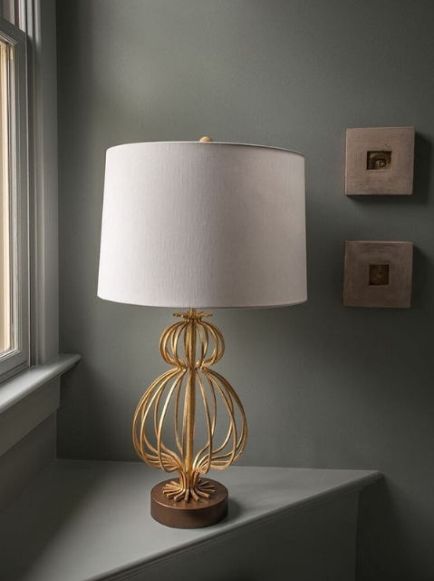 Wooden table lamps
