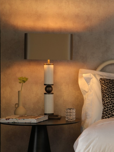 brass arts and crafts style table lamps