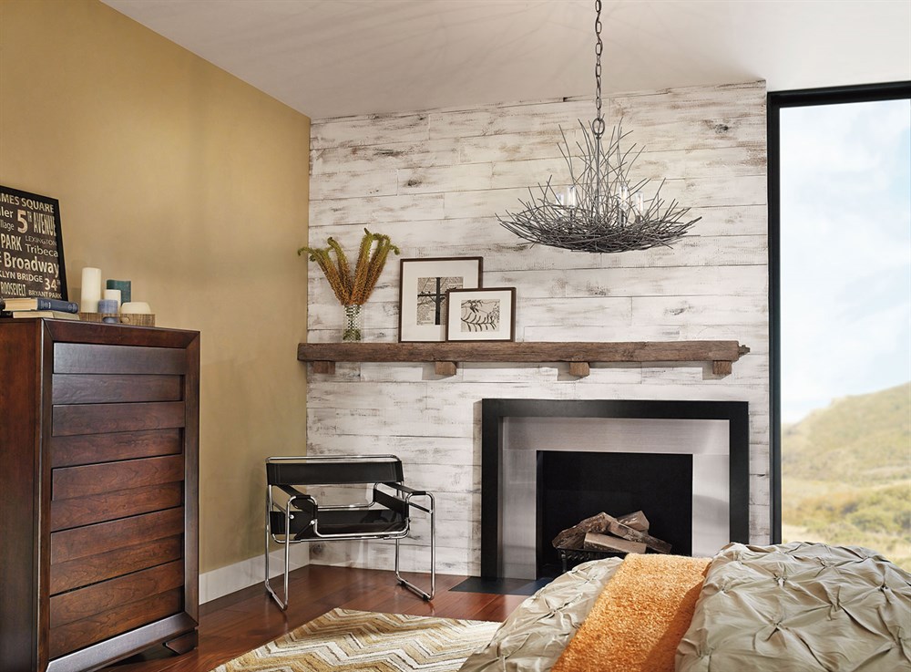 nature inspired birds nest style chandelier