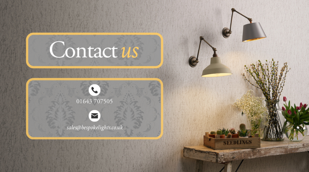 Contact details for bespoke lights
