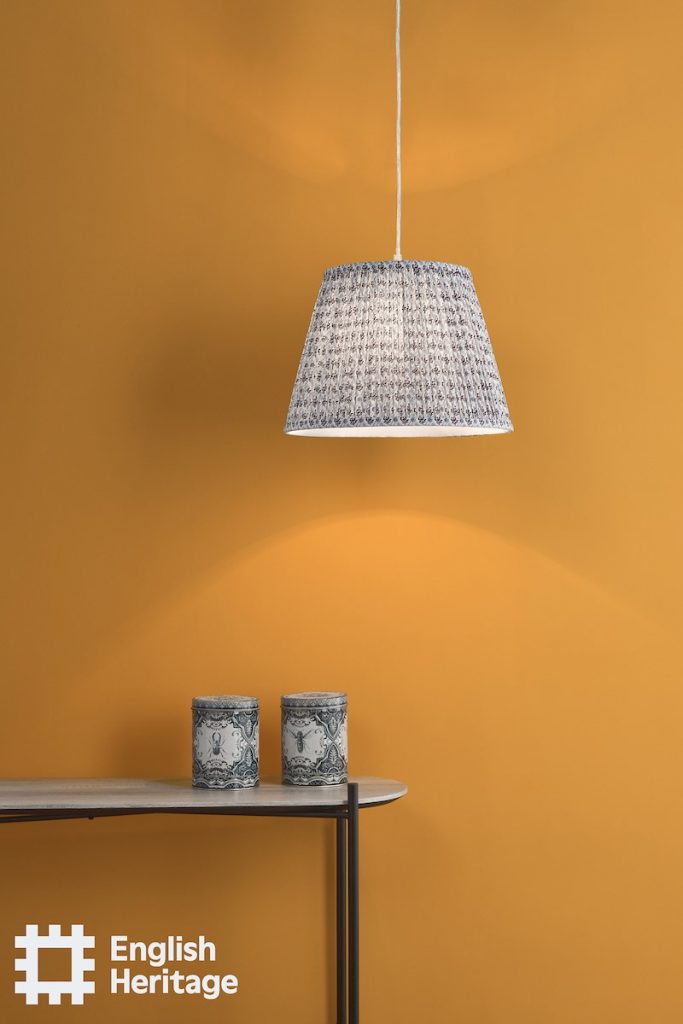 hand pleated ceiling light shade