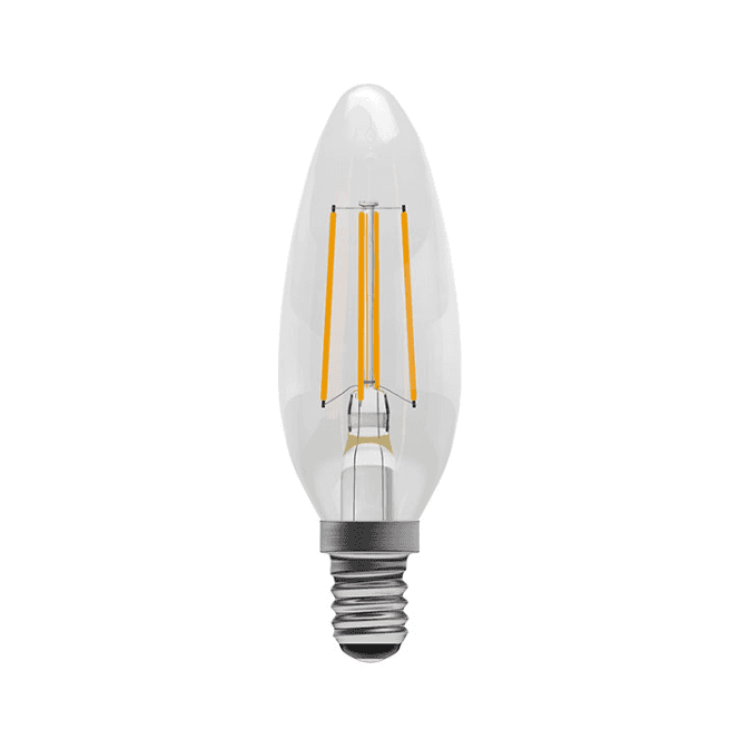 3.3W LED Filament Clear CDL DIM - SES, 2700K