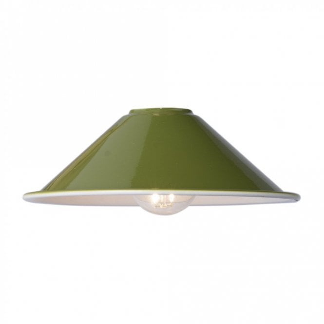 ACCESSORY Easy Fit Metal Shade in Gloss Green 18Cm
