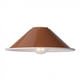 ACCESSORY Easy Fit Metal Shade in Gloss Red/Umber 18cm