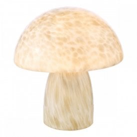 white art glass table lamp