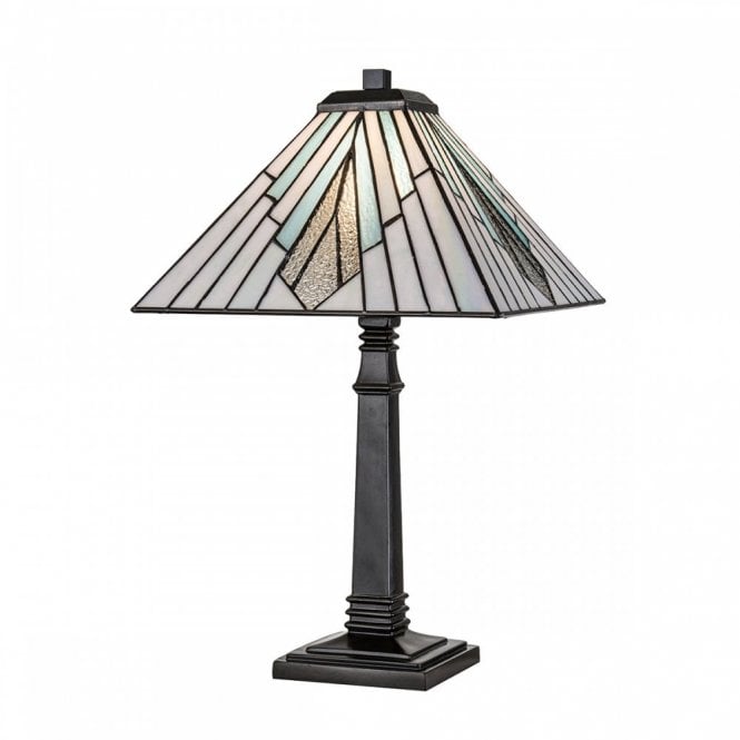 Alderley 1lt Large Tiffany Style Table Lamp