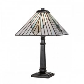 large tiffany style table lamp