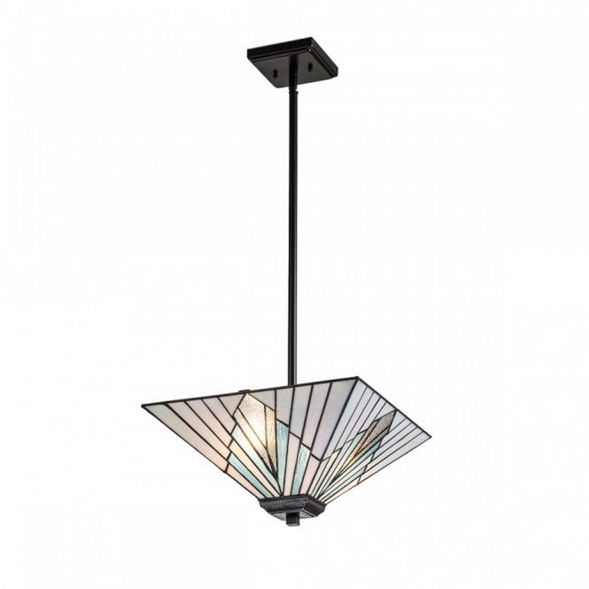 Alderley 2lt Trio-Mount Tiffany Style Pendant