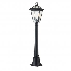 Tall exterior traditional lamp post IP44 