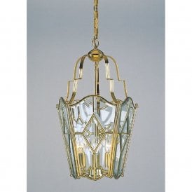 ALICANTE decorative gold polished brass hall lantern