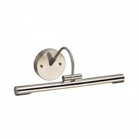 ALTON slimline LED picture light in brushed nickel - small