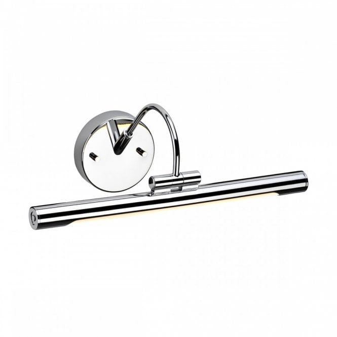 ALTON slimline LED picture light in polished chrome - small