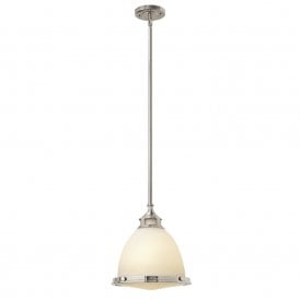 AMELIA vintage retro style ceiling pendant for sloping ceilings - medium