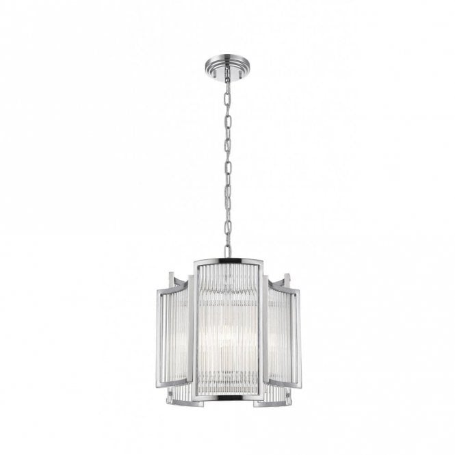 ANTIGUA 3 Light Ceiling Pendant Chrome