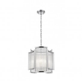 ANTIGUA 3 Light Ceiling Pendant Chrome