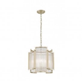 ANTIGUA 3 Light Ceiling Pendant Matt Gold
