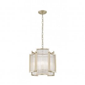ANTIGUA 3 Light Ceiling Pendant Matt Gold