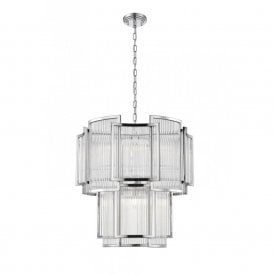 ANTIGUA 8 Light Ceiling Pendant Chrome