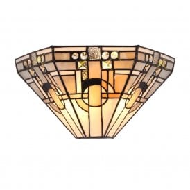 ARCHIE Art Deco style Tiffany wall light