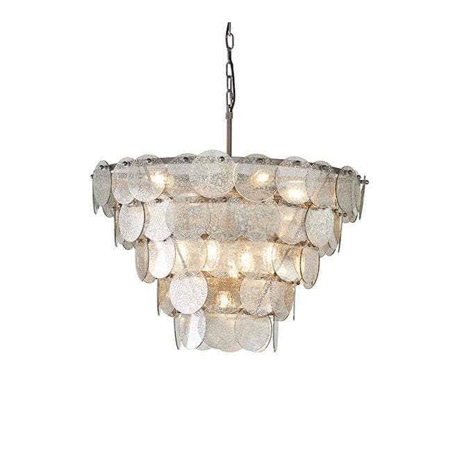 ARISE Tiered Mercury Glass Pendant Light