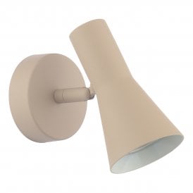 Single spotlight in taupe