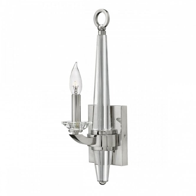 ASCHER Elegant Wall Light in Polished Nickel