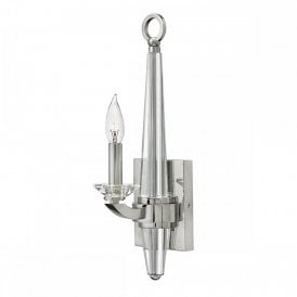 ASCHER Elegant Wall Light in Polished Nickel