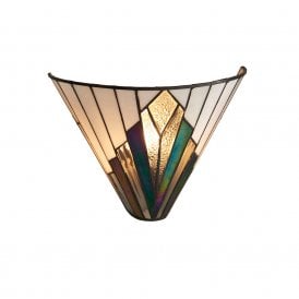 ASTORIA Art Deco style Tiffany wall washer light