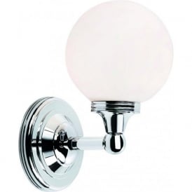 AUSTEN IP44 traditional chrome bathroom wall light