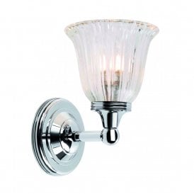 AUSTEN traditional IP44 chrome bathroom wall light