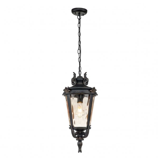 BALTIMORE bronze traditional hanging porch lantern (large)