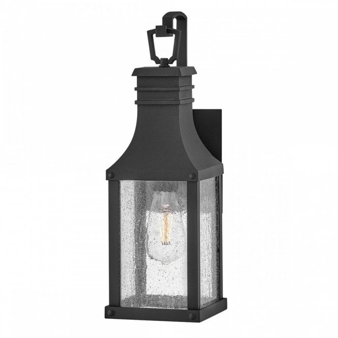 Beacon Hill 1lt Small Wall Lantern in Museum Black 