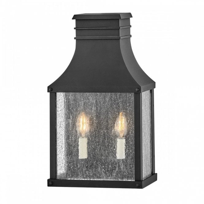 Beacon Hill 2lt Half Wall Lantern in Museum Black