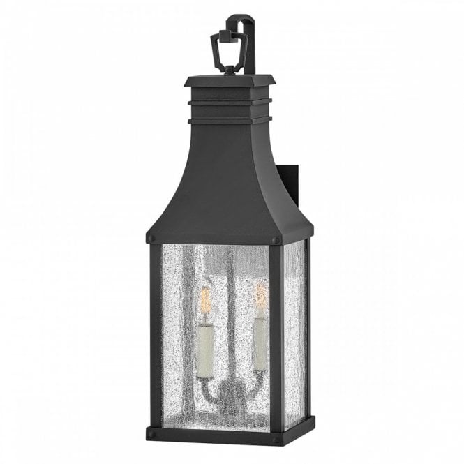 Beacon Hill 2lt Medium Wall Lantern in Museum Black