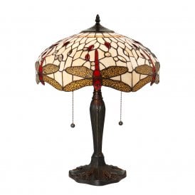 dragonfly tiffany table lamp 