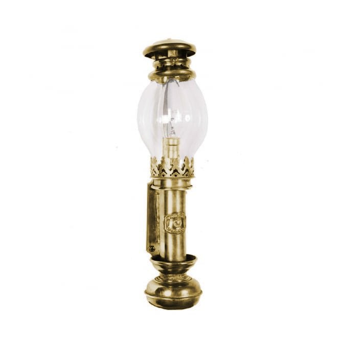 BERTH Victorian antique brass ships cabin lamp wall light