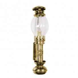 BERTH Victorian antique brass ships cabin lamp wall light