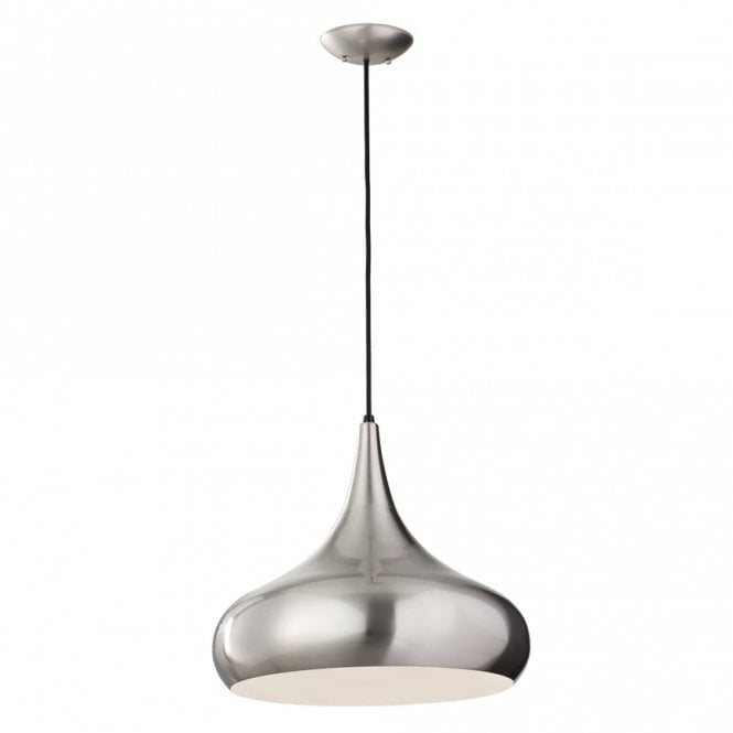BESO retro style brushed steel ceiling pendant light - large