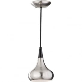 BESO retro style brushed steel ceiling pendant light - small