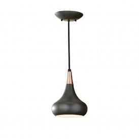 BESO retro style dark bronze ceiling pendant light - small