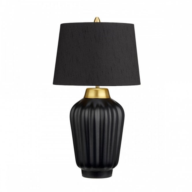 BEXLEY 1 Light Table Lamp | Black & Brushed Brass