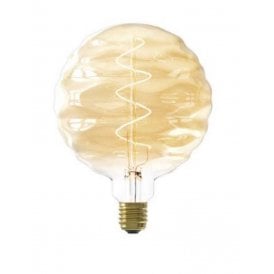 BILBAO extra large decorative LED filament light bulb - gold glass