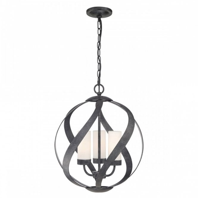 BLACKSMITH Bold Ironwork Outdoor Chandelier